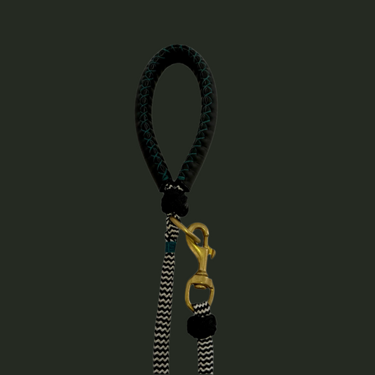 The Clipper – Soft Handle Scallywags Dog Leash: "The Clipper dog leash with soft padded handle, 1.8m length, and durable solid brass fittings. Comfortable and strong for daily walks and adventures.