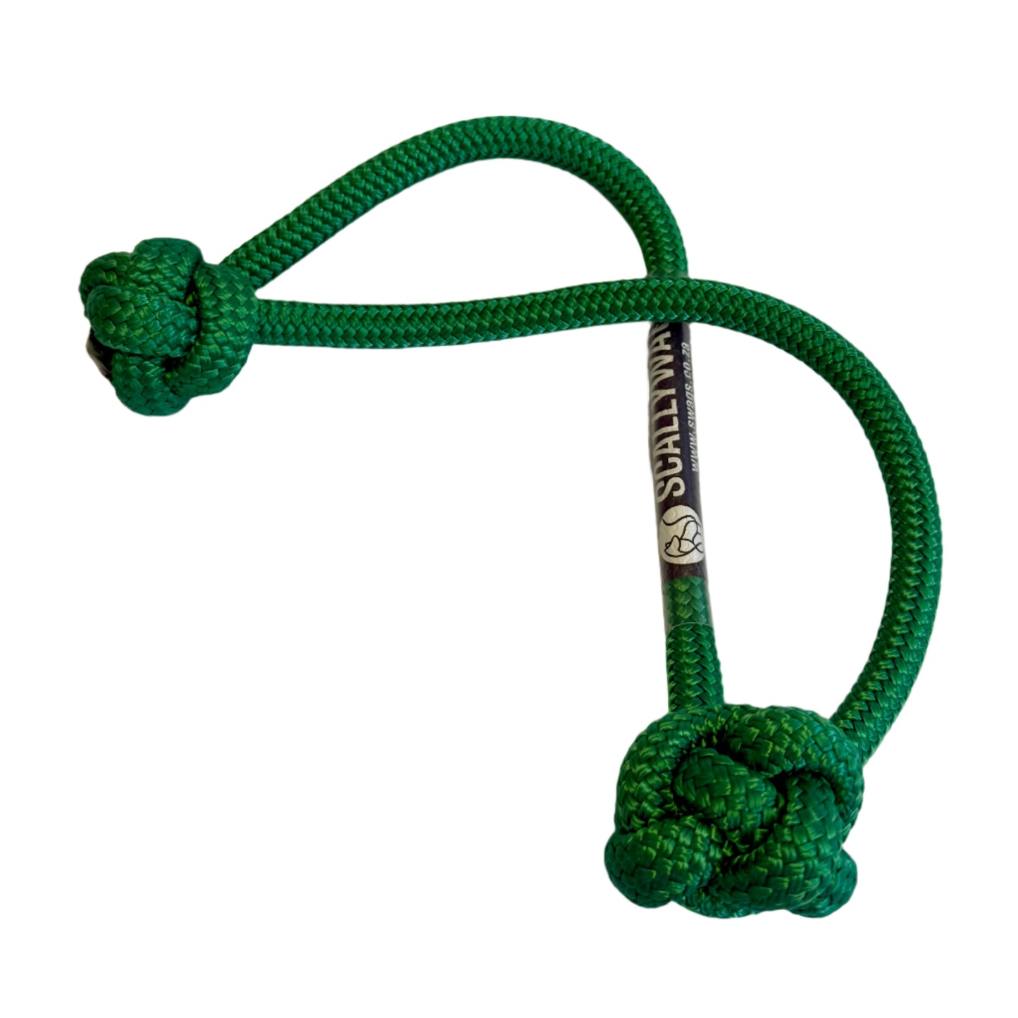 Scallywags Signature Dog Toy The Ketch – Durable 10mm yacht-grade double-braided rope, 36cm in length, designed for interactive play and strengthening the bond between you and your dog. Machine washable for easy cleaning.