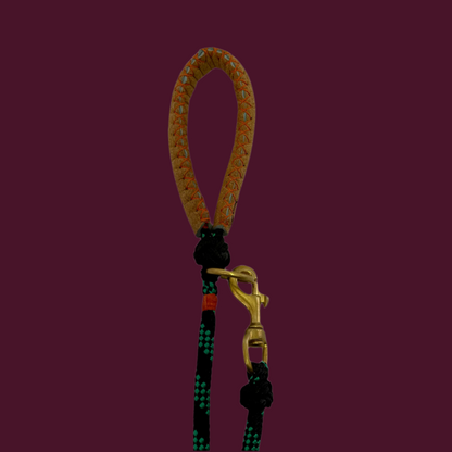 The Clipper – Soft Handle Scallywags Dog Leash: "The Clipper dog leash with soft padded handle, 1.8m length, and durable solid brass fittings. Comfortable and strong for daily walks and adventures.
